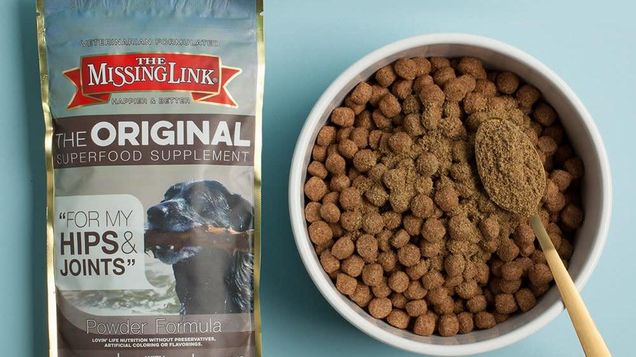 To help aid in your pet’s mobility, you can add Missing Link Well Blend Plus Joint Supplement to their food to provide additional nutrients in every meal.